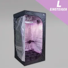 Einsteiger LED Growbox Komplettset L / 100x100x200cm