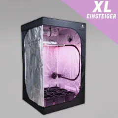 Einsteiger LED Growbox Komplettset XL / 120x120x200cm